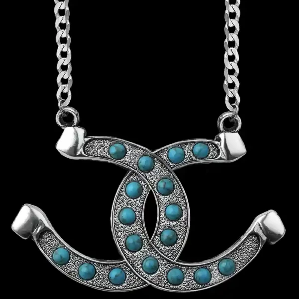 Southern Luck Horseshoe Necklace (In Stock)